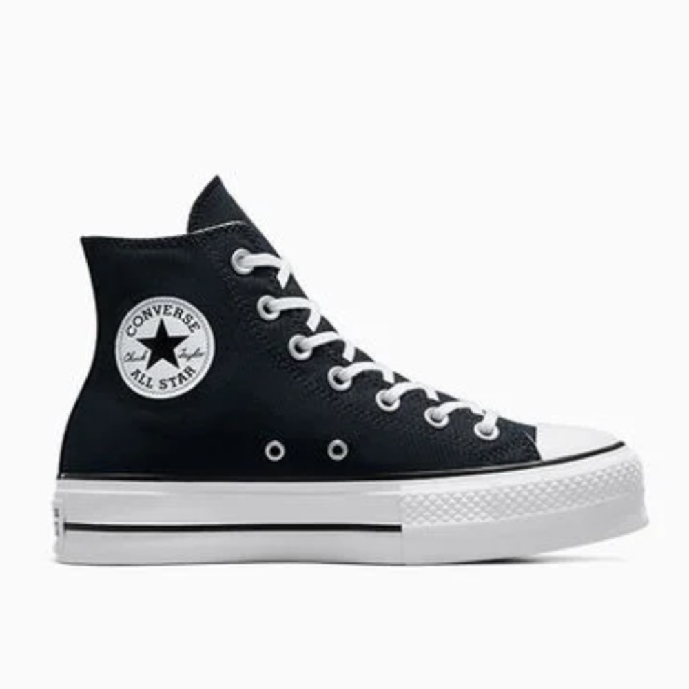Converse Women's Chuck Taylor All Star Lift Platform Canvas - Black/White/Black